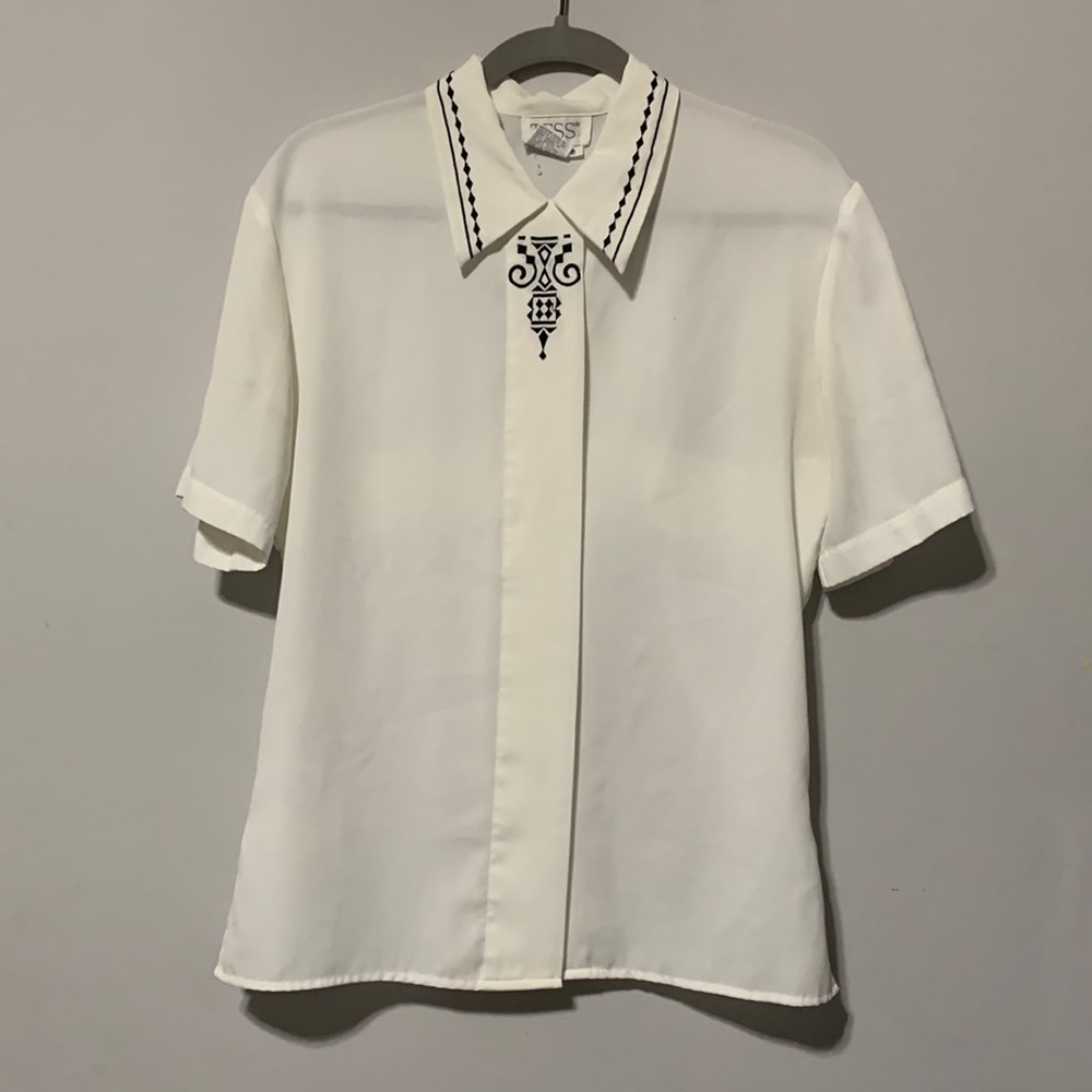 Tess white womens top